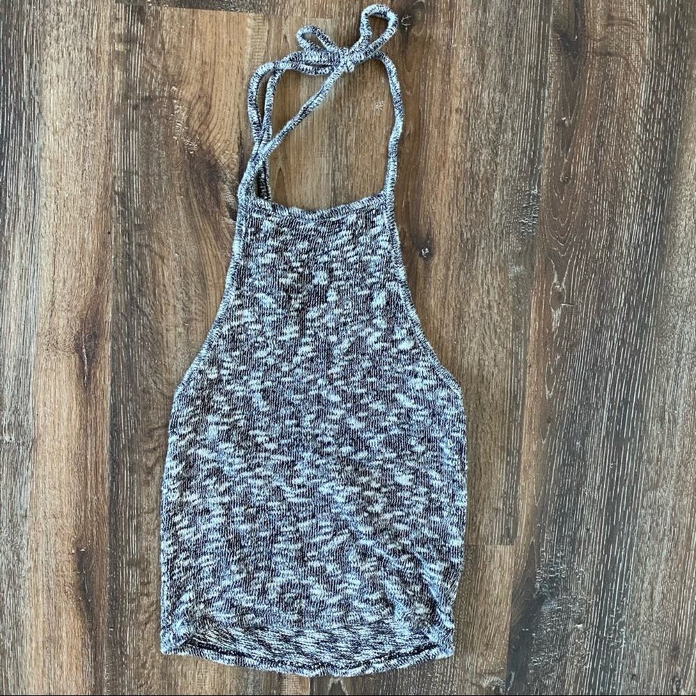 American Eagle Marled Sweater Halter Top Size Small